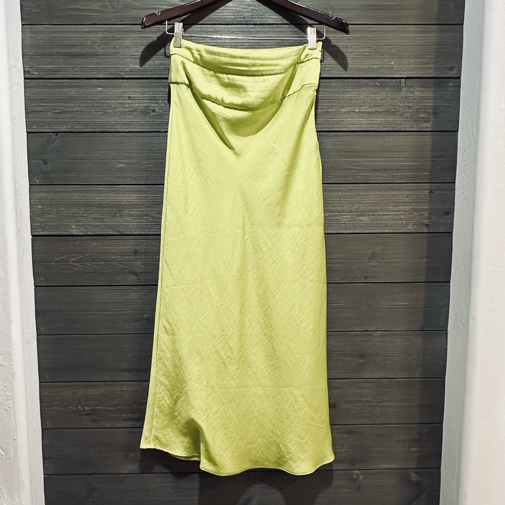 Free People, Lime Green Maxi Skirt